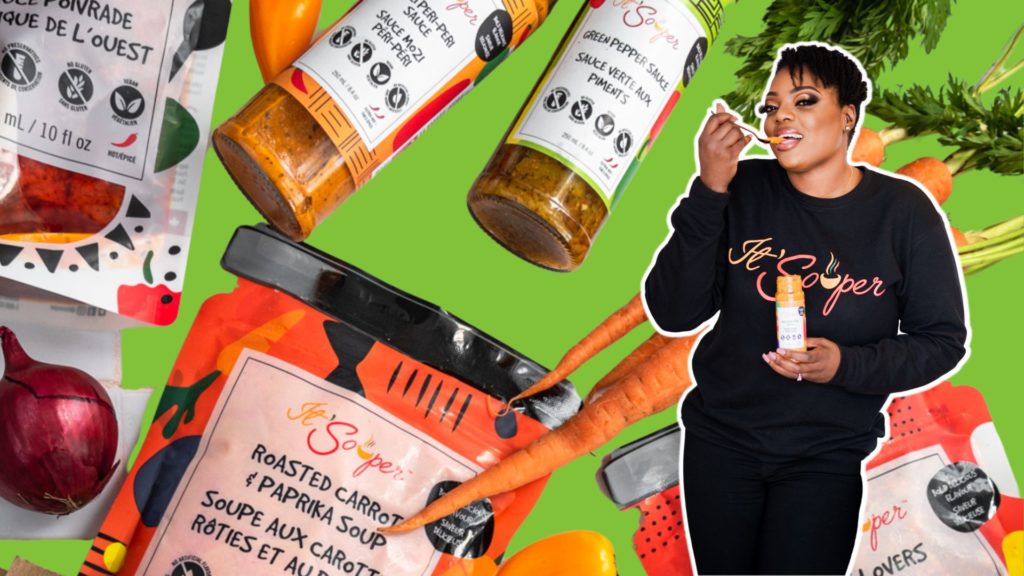 Food entrepreneur Lola Adeyemi, founder of It's Souper!